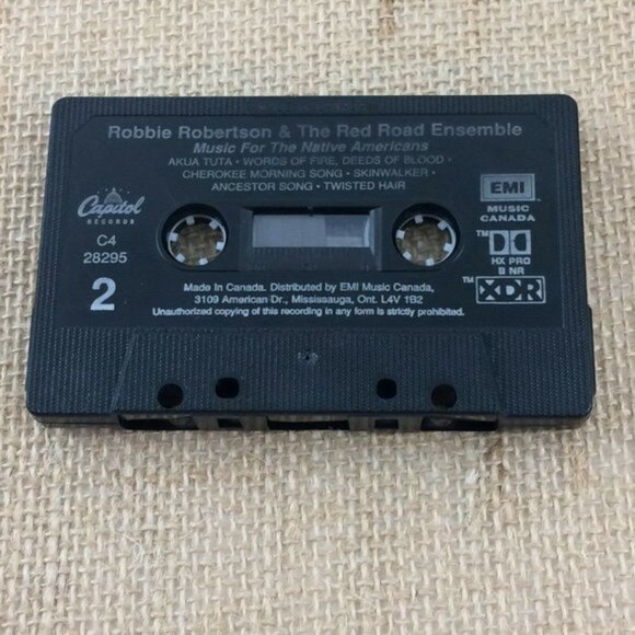 Robbie Robertson Red Road Ensemble Native Americans Cassette Tape 1994 TESTED - Picture 5 of 11